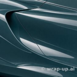 3M PWF G67 Gloss Basilisk Blue vinyl wrap color sample
