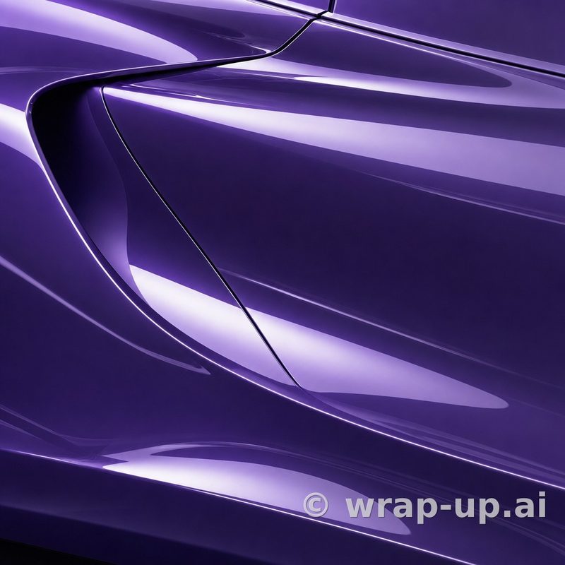 3M PWF G248 Gloss Viola vinyl wrap color sample