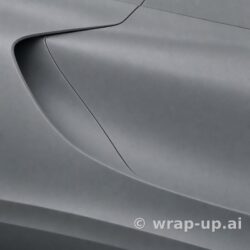 3M PWF M87 Matte Moon Rock Blue vinyl wrap color sample