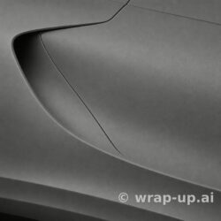 3M PWF M91 Matte Smoke Gray vinyl wrap color sample