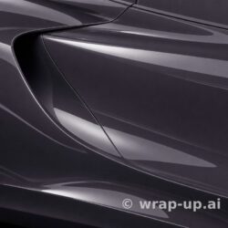 Inozetek Vinyl CN603 Gloss GEMSTONE BLUE vinyl wrap color sample