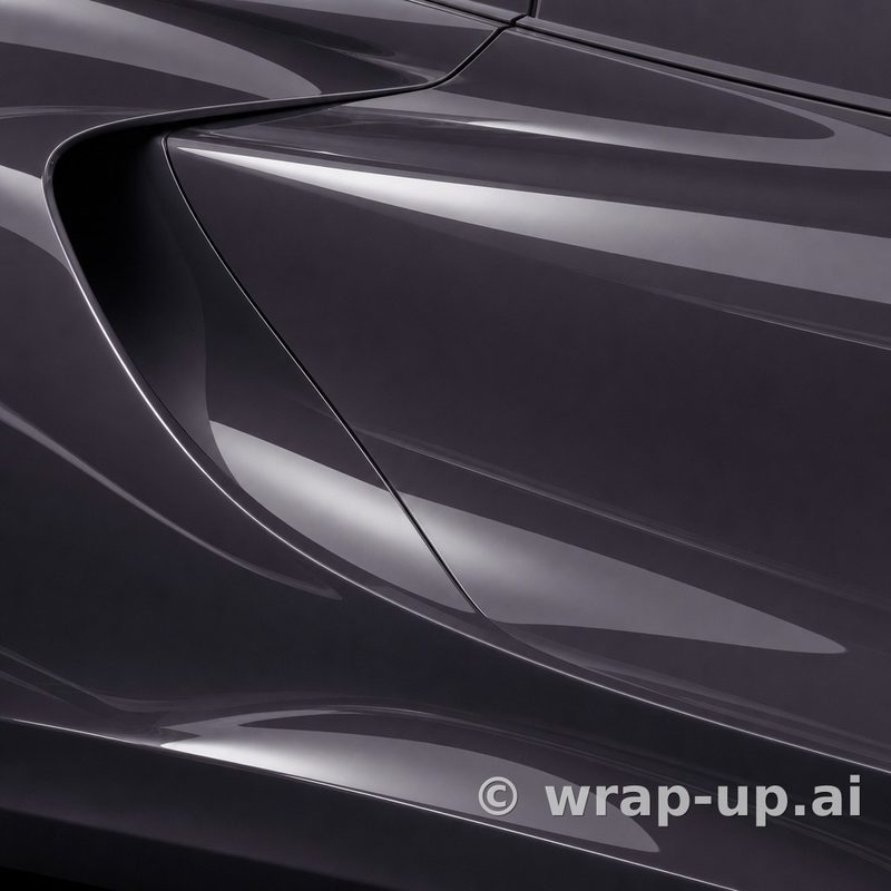 Inozetek Vinyl CN603 Gloss GEMSTONE BLUE vinyl wrap color sample