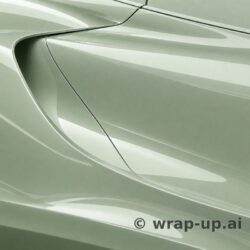 Inozetek Vinyl CN605 Gloss PEONY GREEN vinyl wrap color sample