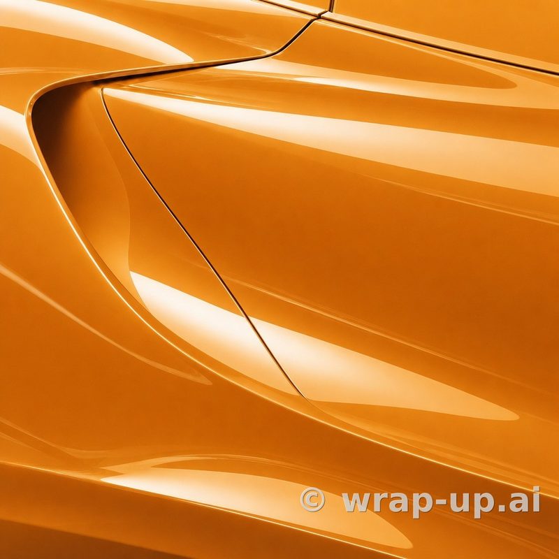Inozetek Vinyl CN606 Gloss GOLDENROD vinyl wrap color sample