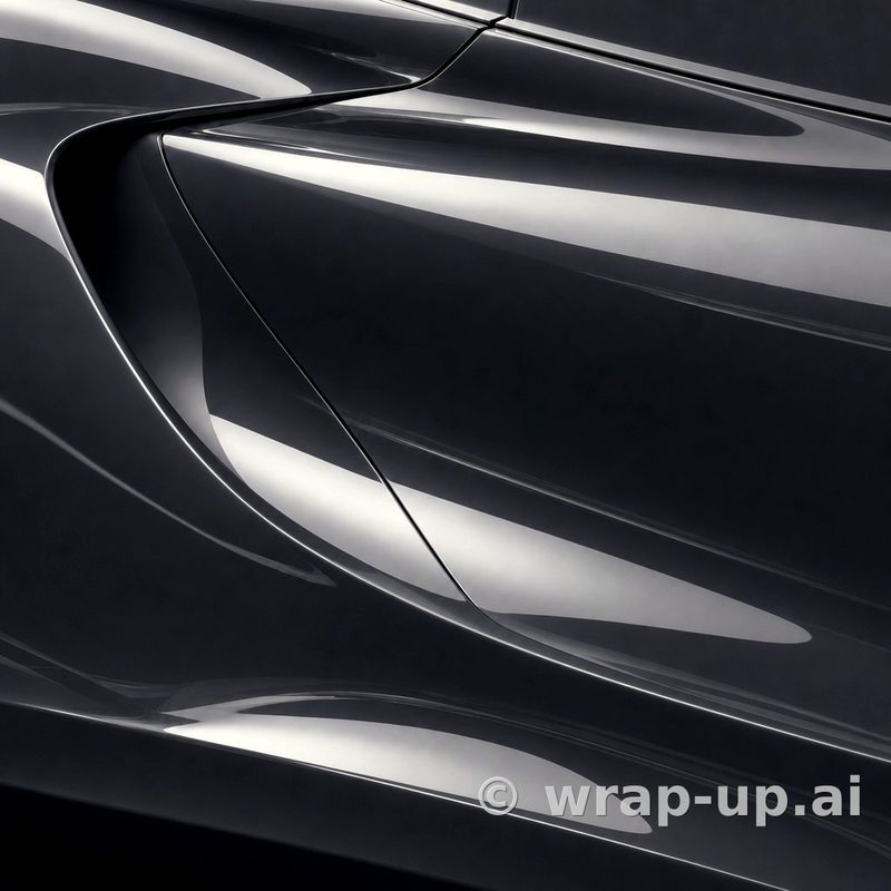 Inozetek Vinyl CN608 Gloss SPIRAL GREY vinyl wrap color sample