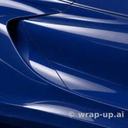 Inozetek Vinyl CN610 Gloss ULTRAMARINE vinyl wrap color sample