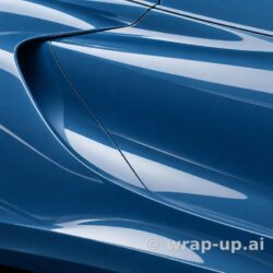 Inozetek Vinyl CN611 Gloss SOFT BLUE vinyl wrap color sample