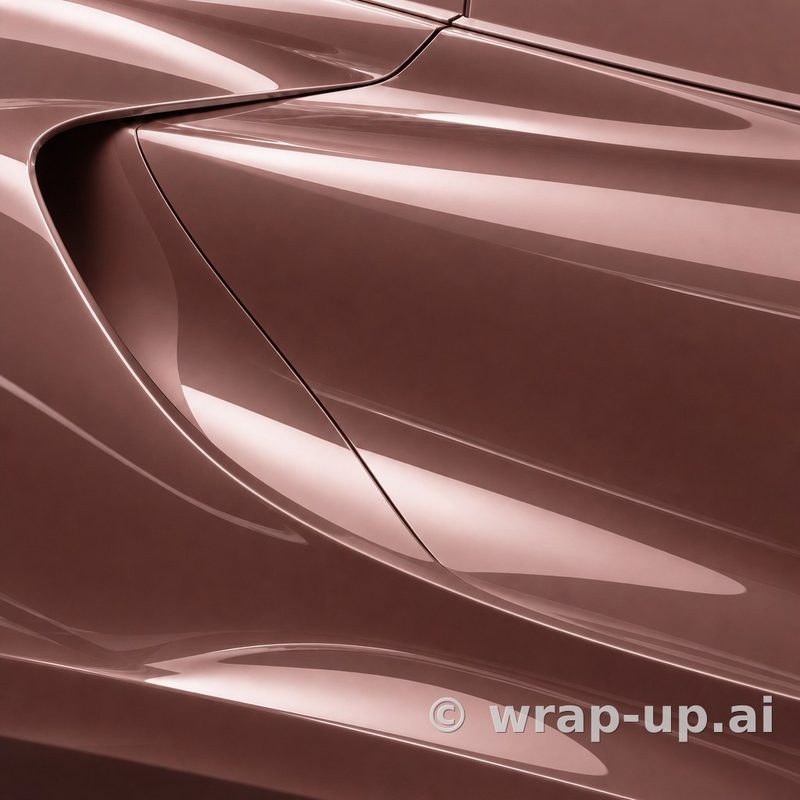 Inozetek Vinyl CN613 Gloss SAPPAN RED vinyl wrap color sample