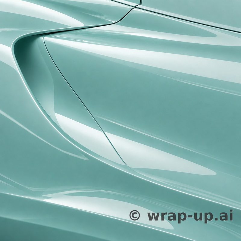 Inozetek Vinyl CN619 Gloss AMAZONITE vinyl wrap color sample