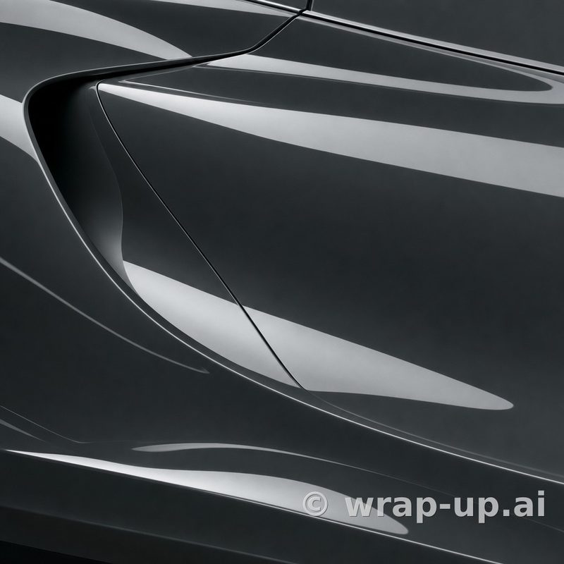 Inozetek Vinyl CN621 Gloss BLACK OLIVE vinyl wrap color sample