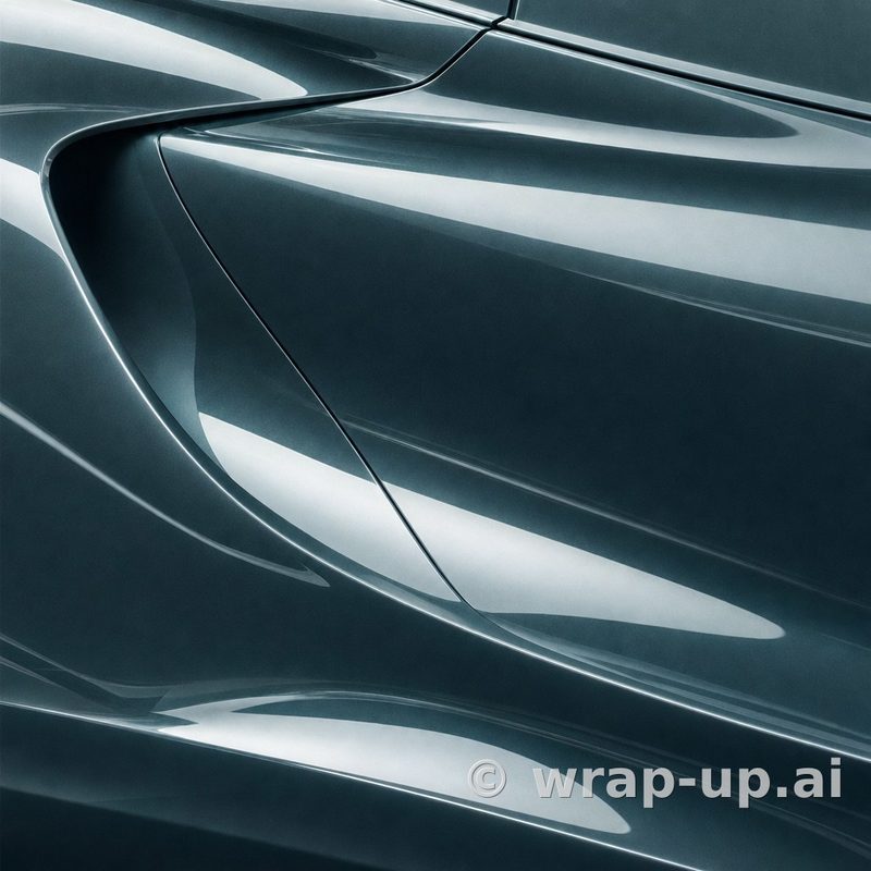 Inozetek Vinyl CPZE101 Gloss COPAZE BLUE vinyl wrap color sample