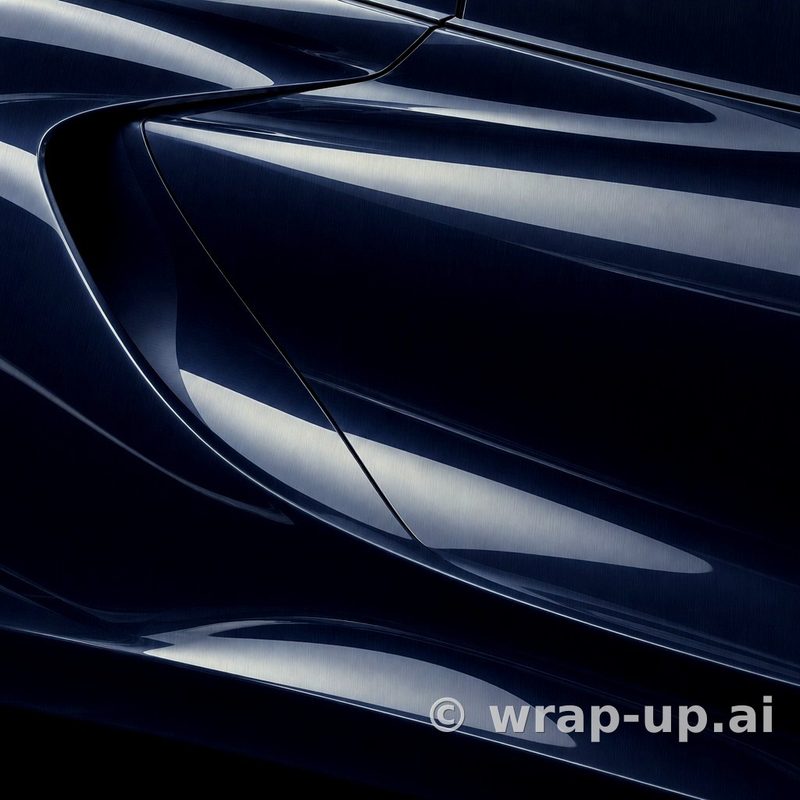 Inozetek Vinyl FK102 Brushed Gloss Blue Steal vinyl wrap color sample