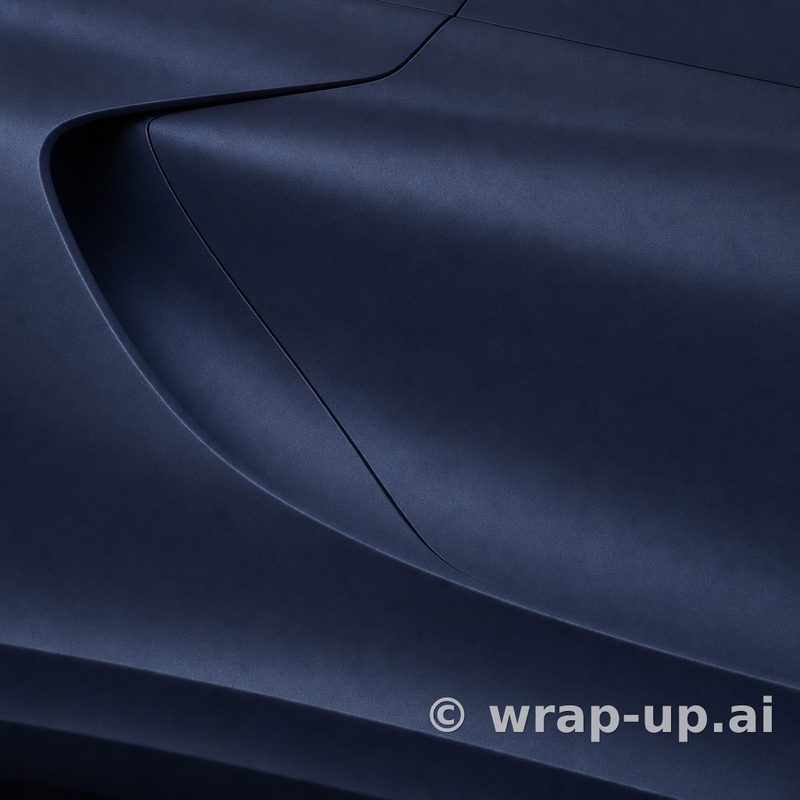 Inozetek Vinyl FM3003 Frozen Matte Mystic Blue vinyl wrap color sample