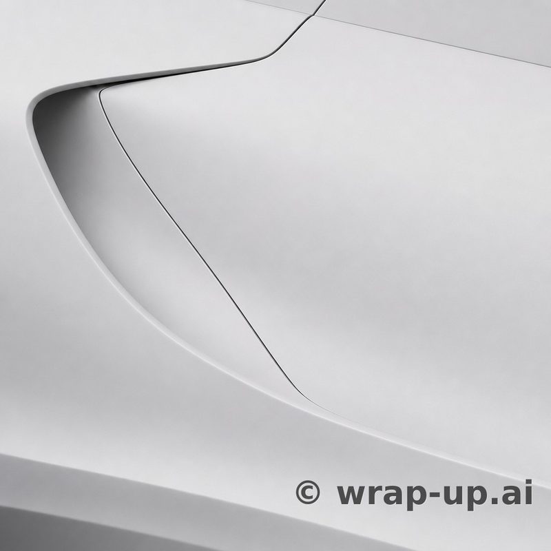 Inozetek Vinyl FM3006 Frozen Matte Matte White vinyl wrap color sample