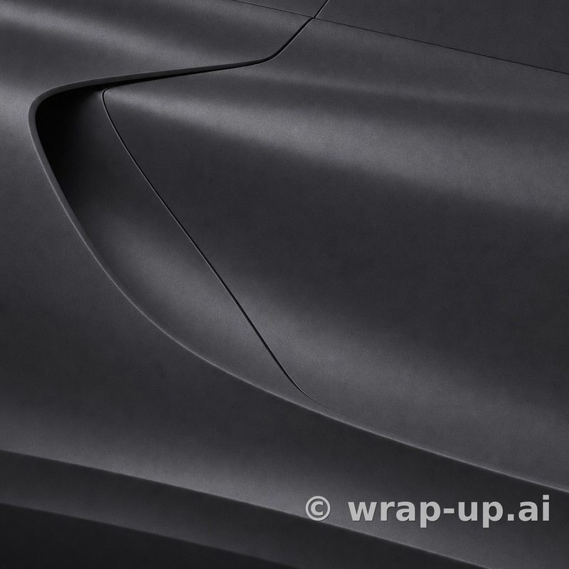 Inozetek Vinyl FM3008 Frozen Matte Black vinyl wrap color sample