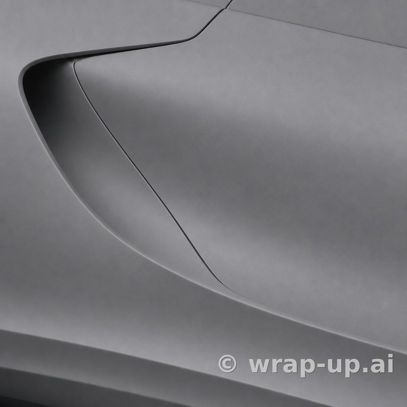 Inozetek Vinyl FM3010 Frozen Matte Volcanic Grey vinyl wrap color sample