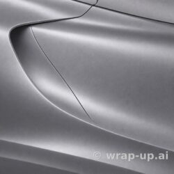 Inozetek Vinyl FS2001 Frozen Satin Metallic Grey vinyl wrap color sample
