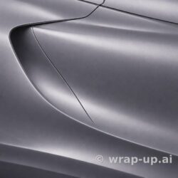 Inozetek Vinyl FS2002 Frozen Satin Liquid Silver vinyl wrap color sample