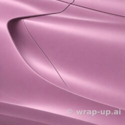 Inozetek Vinyl FS2004 Frozen Satin Bubblegum Pink vinyl wrap color sample