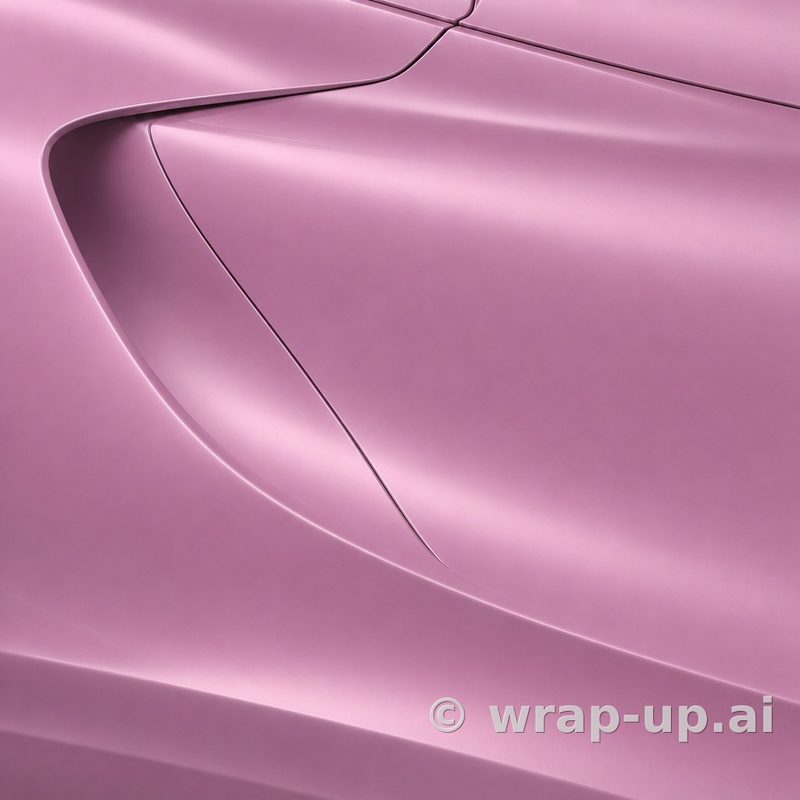 Inozetek Vinyl FS2004 Frozen Satin Bubblegum Pink vinyl wrap color sample
