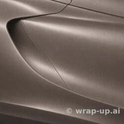 Inozetek Vinyl FS2006 Frozen Satin Elephant Grey vinyl wrap color sample