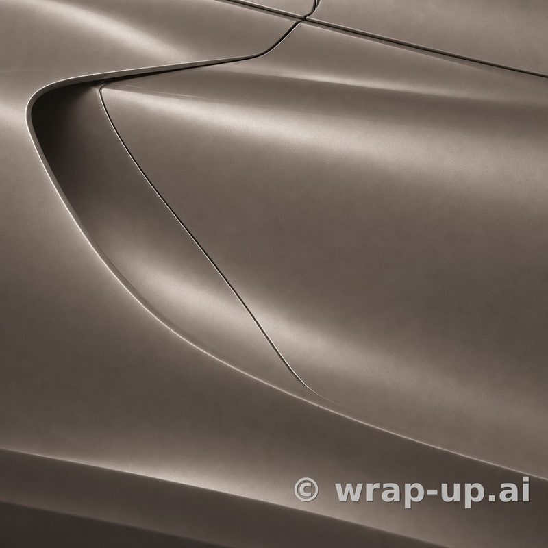 Inozetek Vinyl FS2006 Frozen Satin Elephant Grey vinyl wrap color sample
