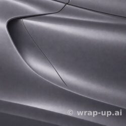 Inozetek Vinyl FS2007 Frozen Satin Metallic Silver vinyl wrap color sample