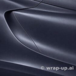 Inozetek Vinyl FS2018 Frozen Satin Metallic Charcoal Blue vinyl wrap color sample