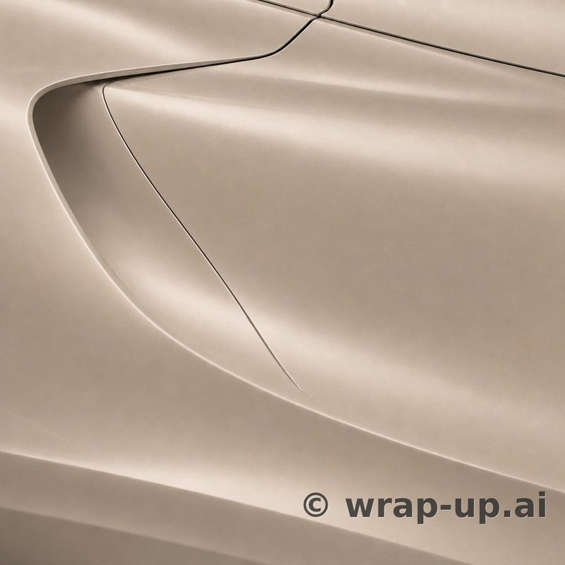 Inozetek Vinyl FS2021 Frozen Satin Latte vinyl wrap color sample