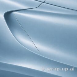 Inozetek Vinyl FS2024 Frozen Satin Snow Blue vinyl wrap color sample