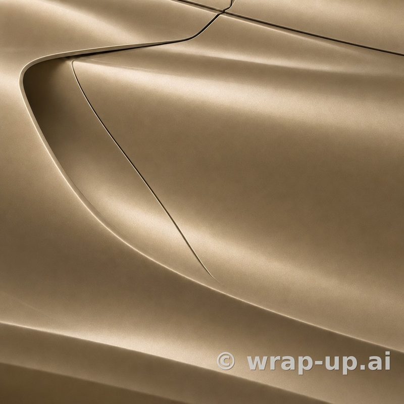 Inozetek Vinyl FS2027 Frozen Satin Metallic Antique Bronze vinyl wrap color sample