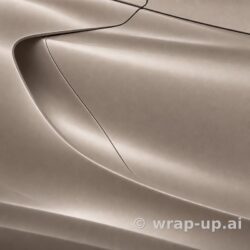 Inozetek Vinyl FS2033 Frozen Satin Liquid Metallic Champagne vinyl wrap color sample