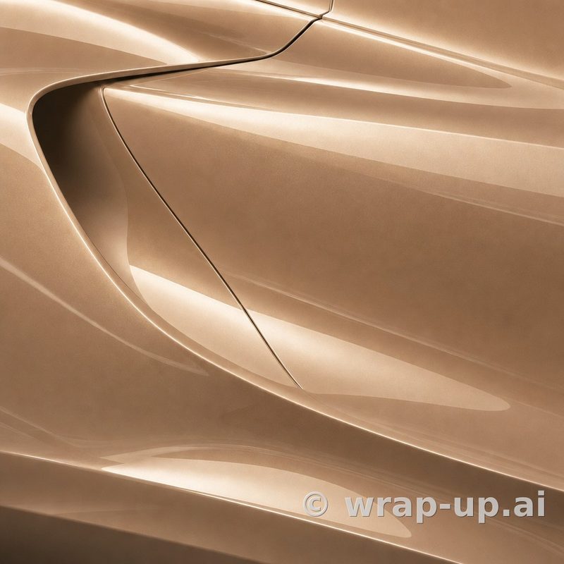 Inozetek Vinyl LIM002 Gloss DYNAMIC BRONZE vinyl wrap color sample