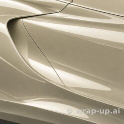 Inozetek Vinyl LIM005 Gloss BONEYARD WHITE vinyl wrap color sample