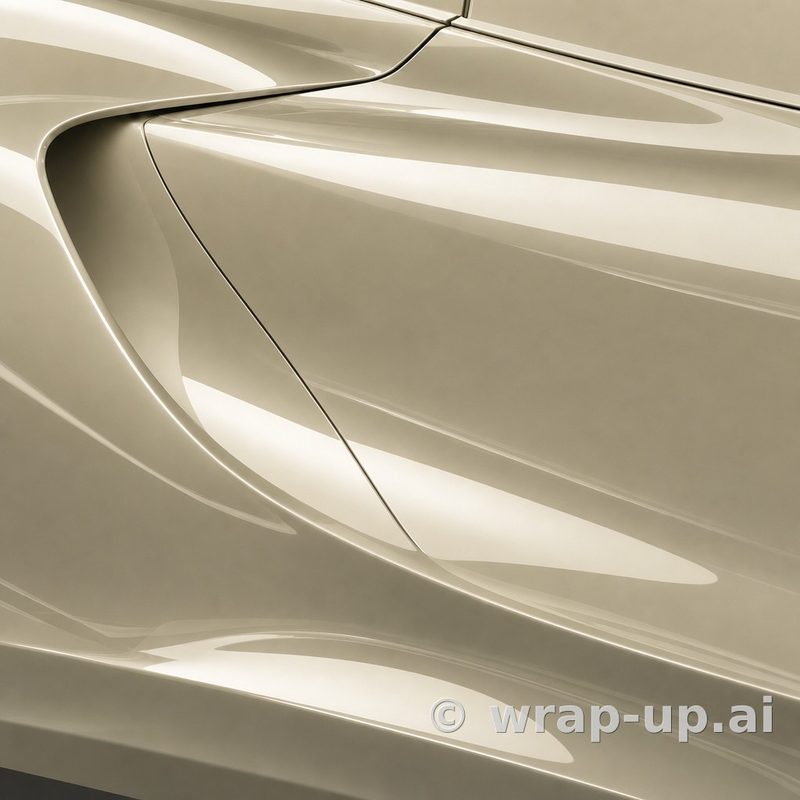 Inozetek Vinyl LIM005 Gloss BONEYARD WHITE vinyl wrap color sample