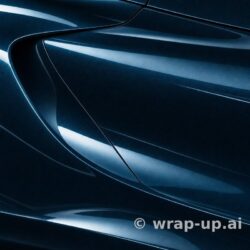 Inozetek Vinyl MSG024 Gloss Midnight Blue vinyl wrap color sample