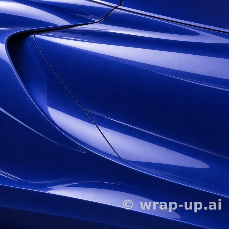 Inozetek Vinyl MSG113 Gloss Blueberry vinyl wrap color sample