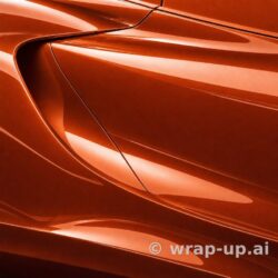 Inozetek Vinyl MSG115 Gloss Molten Copper vinyl wrap color sample