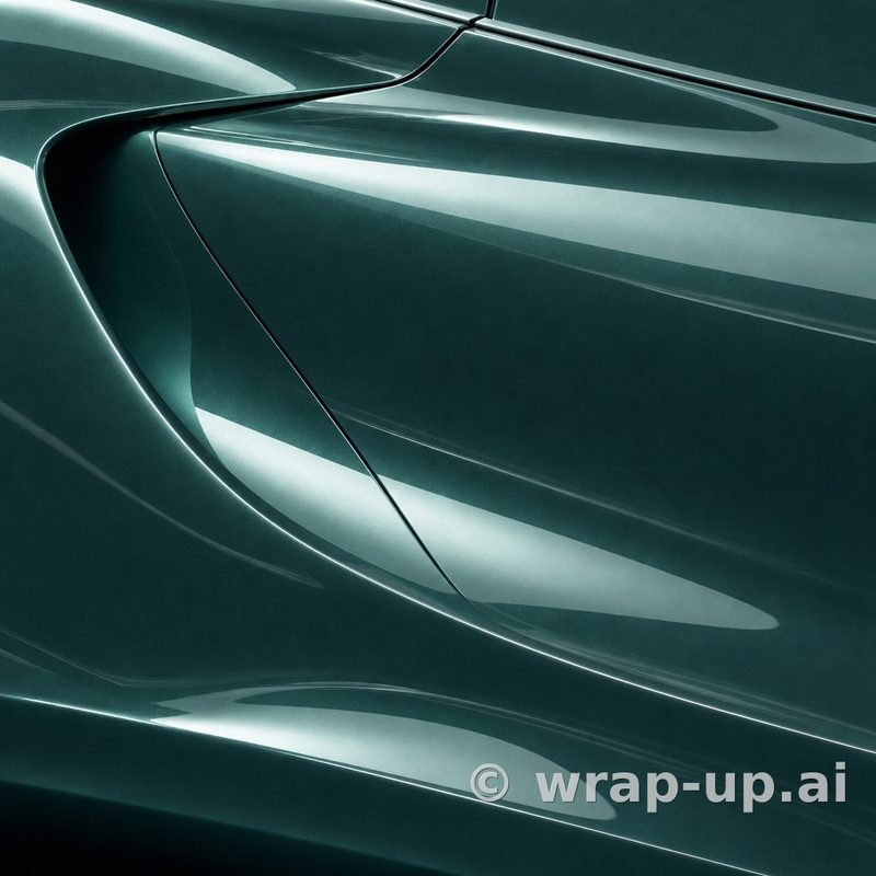 Inozetek Vinyl MSG119 Gloss Liquid Metallic Aventurine vinyl wrap color sample