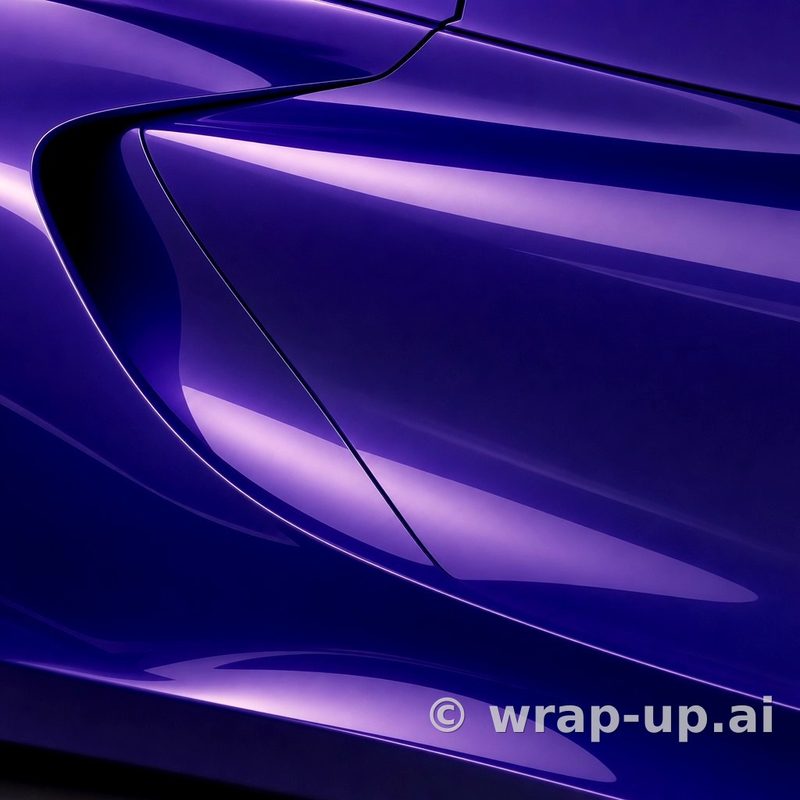 Inozetek Vinyl MSG122 Gloss Royalty Purple vinyl wrap color sample