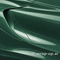 Inozetek Vinyl MSG2901 Gloss Metallic Sapphire Green vinyl wrap color sample