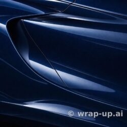 Inozetek Vinyl MSG2902 Gloss Metallic Shadow Blue vinyl wrap color sample