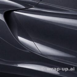 Inozetek Vinyl MSG2903 Gloss Metallic Charcoal Blue vinyl wrap color sample
