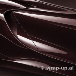 Inozetek Vinyl MSG2906 Gloss Metallic Black Rose vinyl wrap color sample