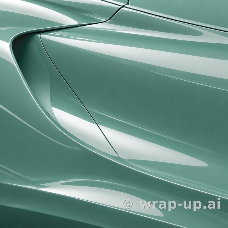 Inozetek Vinyl PG026 Gloss Neon Mint vinyl wrap color sample