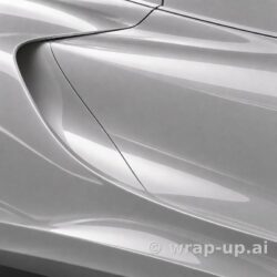 Inozetek Vinyl PG028 Gloss Pearl White vinyl wrap color sample