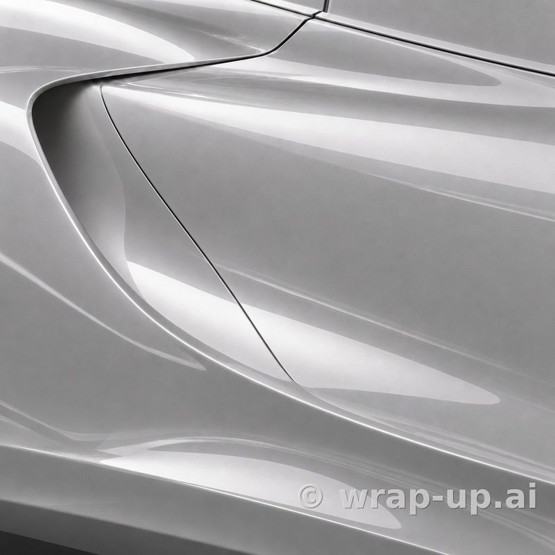 Inozetek Vinyl PG028 Gloss Pearl White vinyl wrap color sample