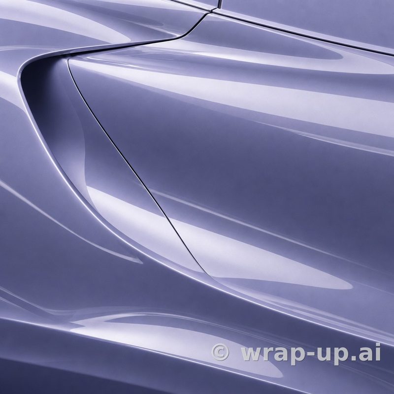 Inozetek Vinyl PG033 Gloss Luminous Lilac vinyl wrap color sample