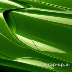 Inozetek Vinyl Q999 Gloss Drift HQ Java Green vinyl wrap color sample