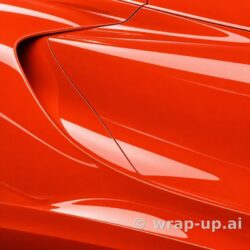 Inozetek Vinyl SD102 Gloss Sunset Orange vinyl wrap color sample